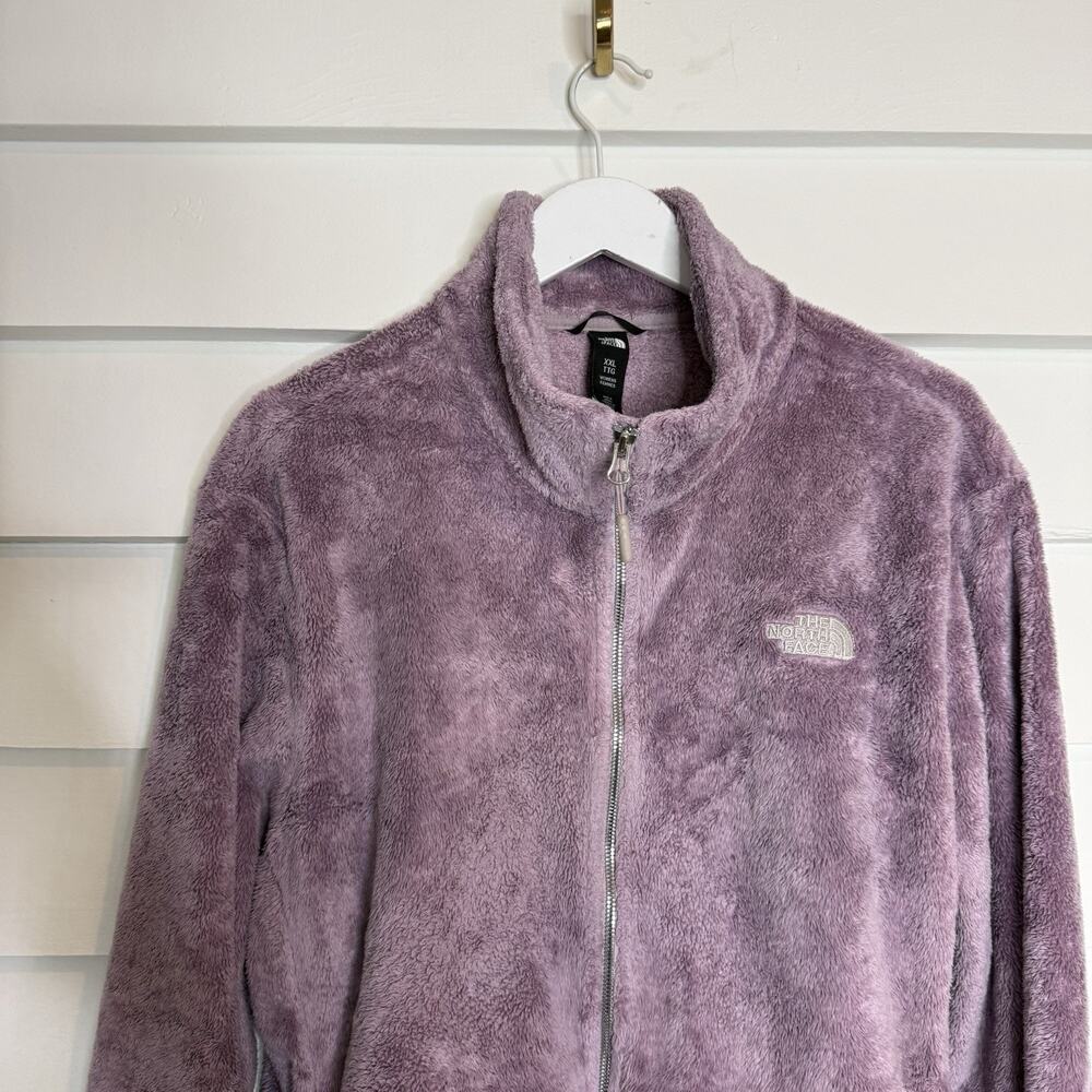 The North Face Osito Fleece Jacket Women's XXL Full Zip Purple - Picture 2 of 9